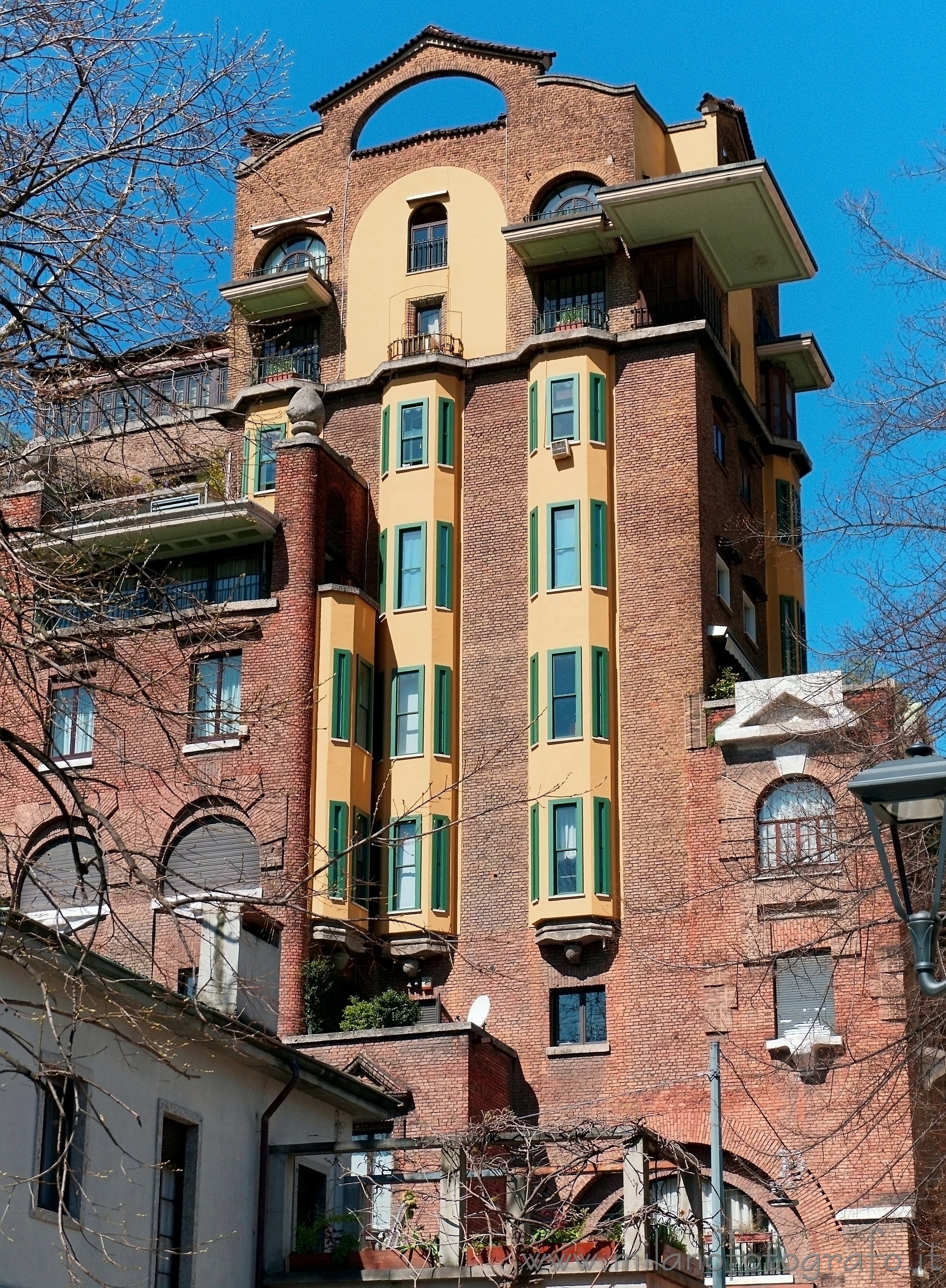 Milan (Italy) - Fidia Palace in the Quadrilateral of Silence
